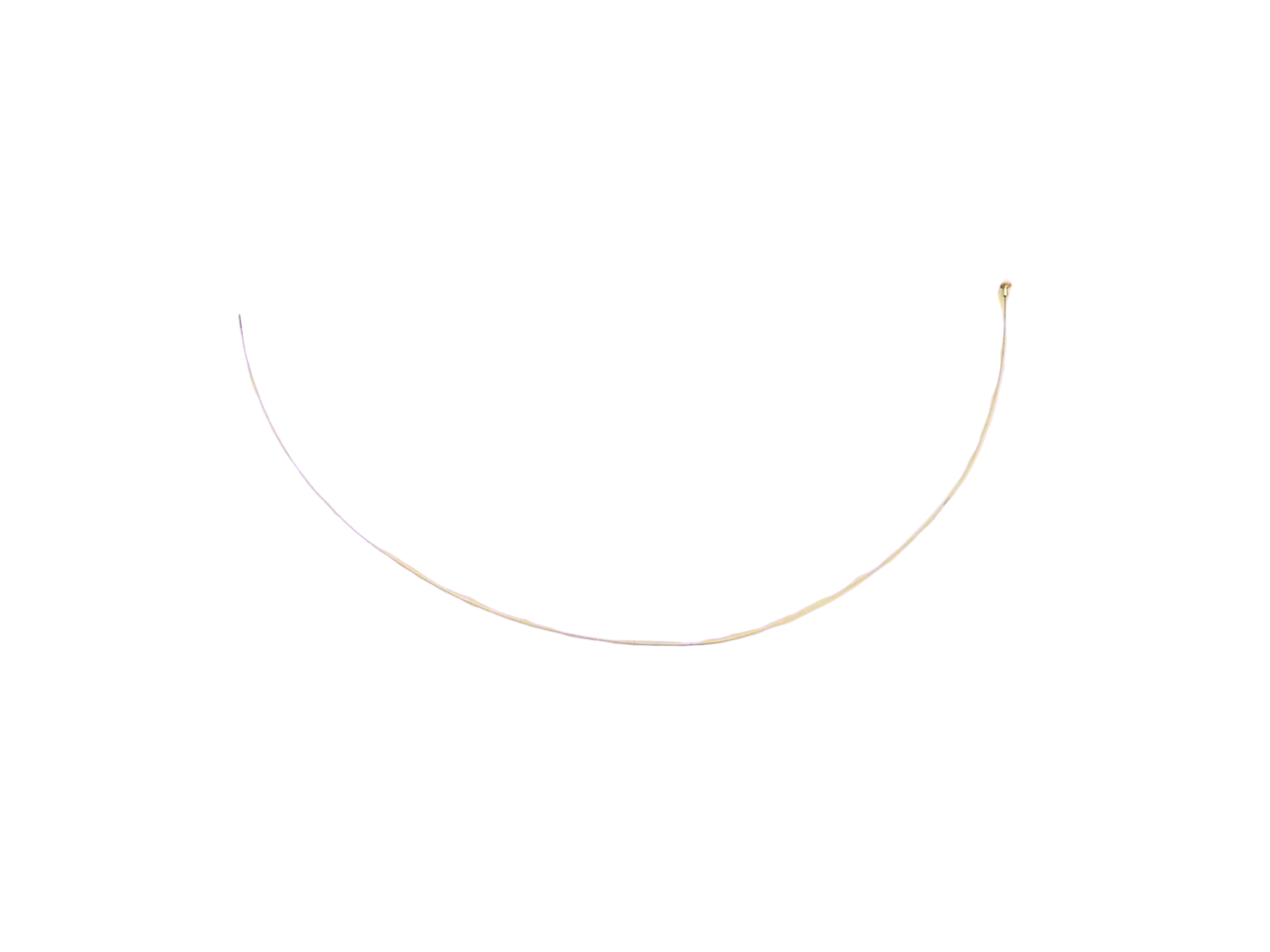 Oil filler cap retaining cable for Citroën ID/DS