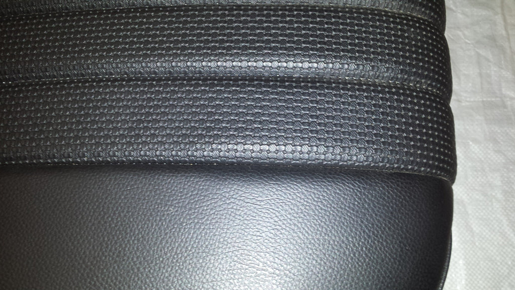 Rear bench newly trimmed in black leatherette Citroën ID/DS
