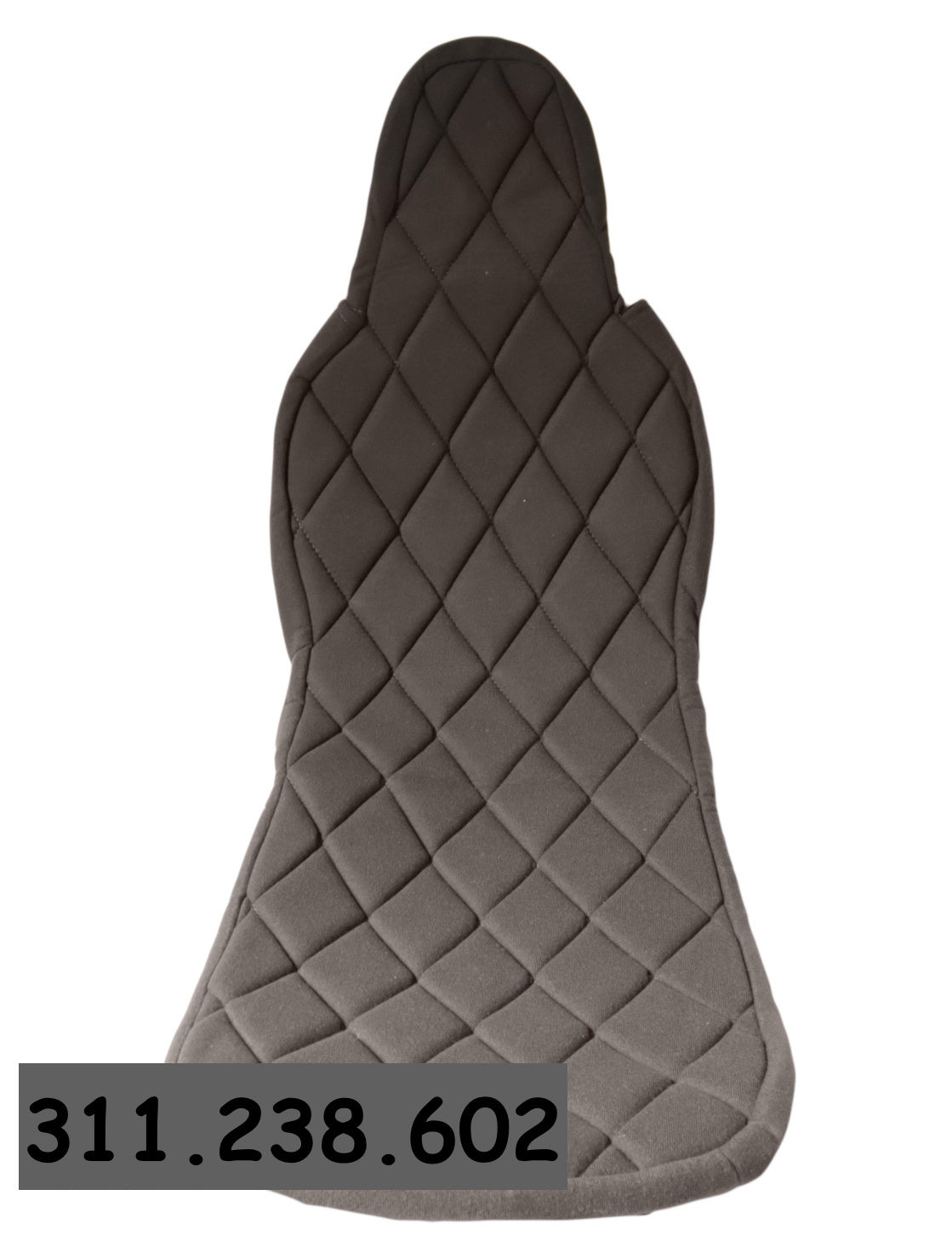 Seat cover (Citroen Ami E / Opel Rocks E)   Dark gray, Cloth