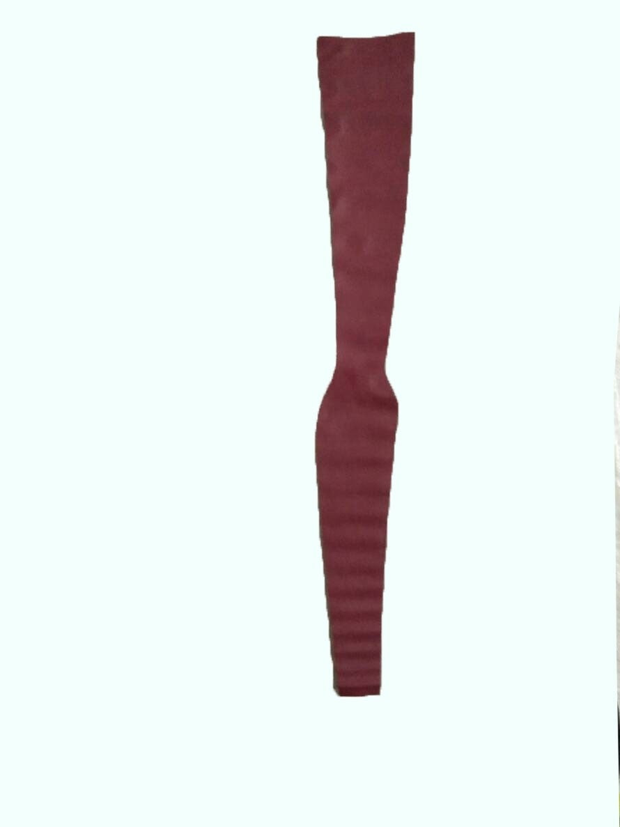 Centre pillar trimming upper part red leather R Citroën ID/DS
