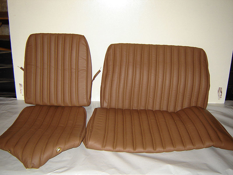 Rear bench cover brown leather safari Citroën ID/DS