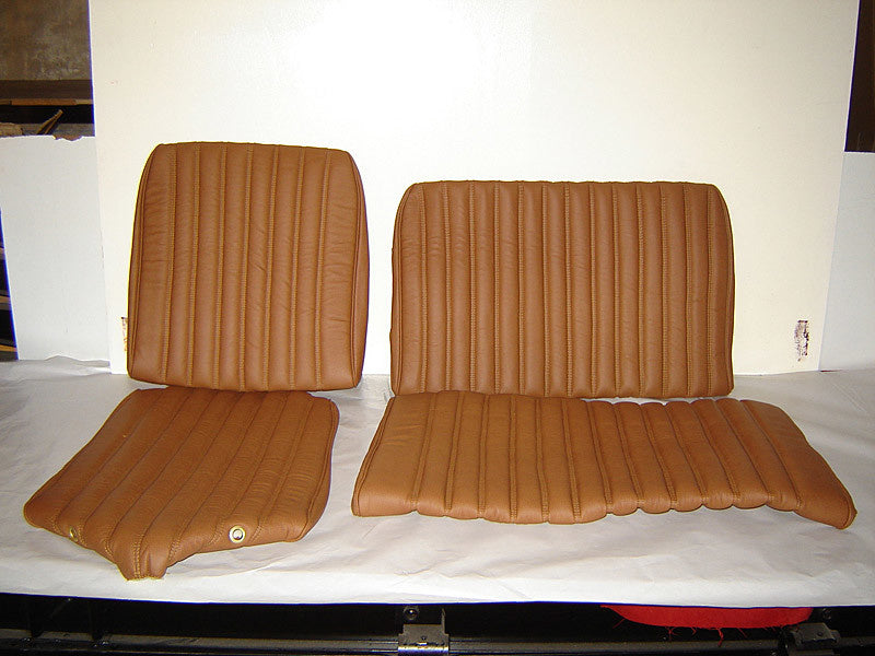 Rear bench cover light brown leather safari Citroën ID/DS