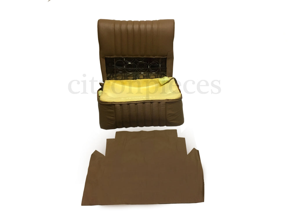 Half mounted front seat brown leather Citroën ID/DS