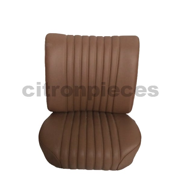 Full mounted front seat brown leather Citroën ID/DS