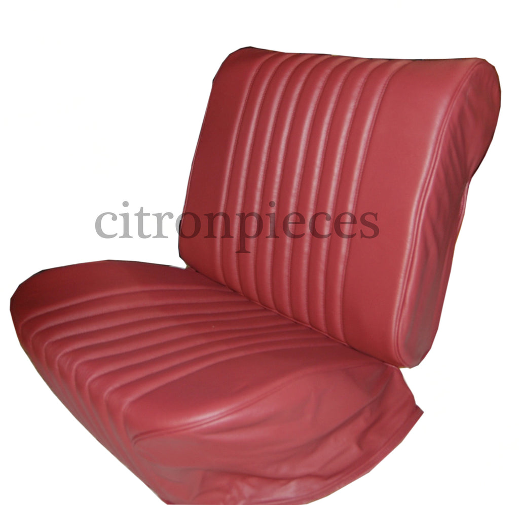 Vordersitzbezug rotes Leder Citroën ID/DS