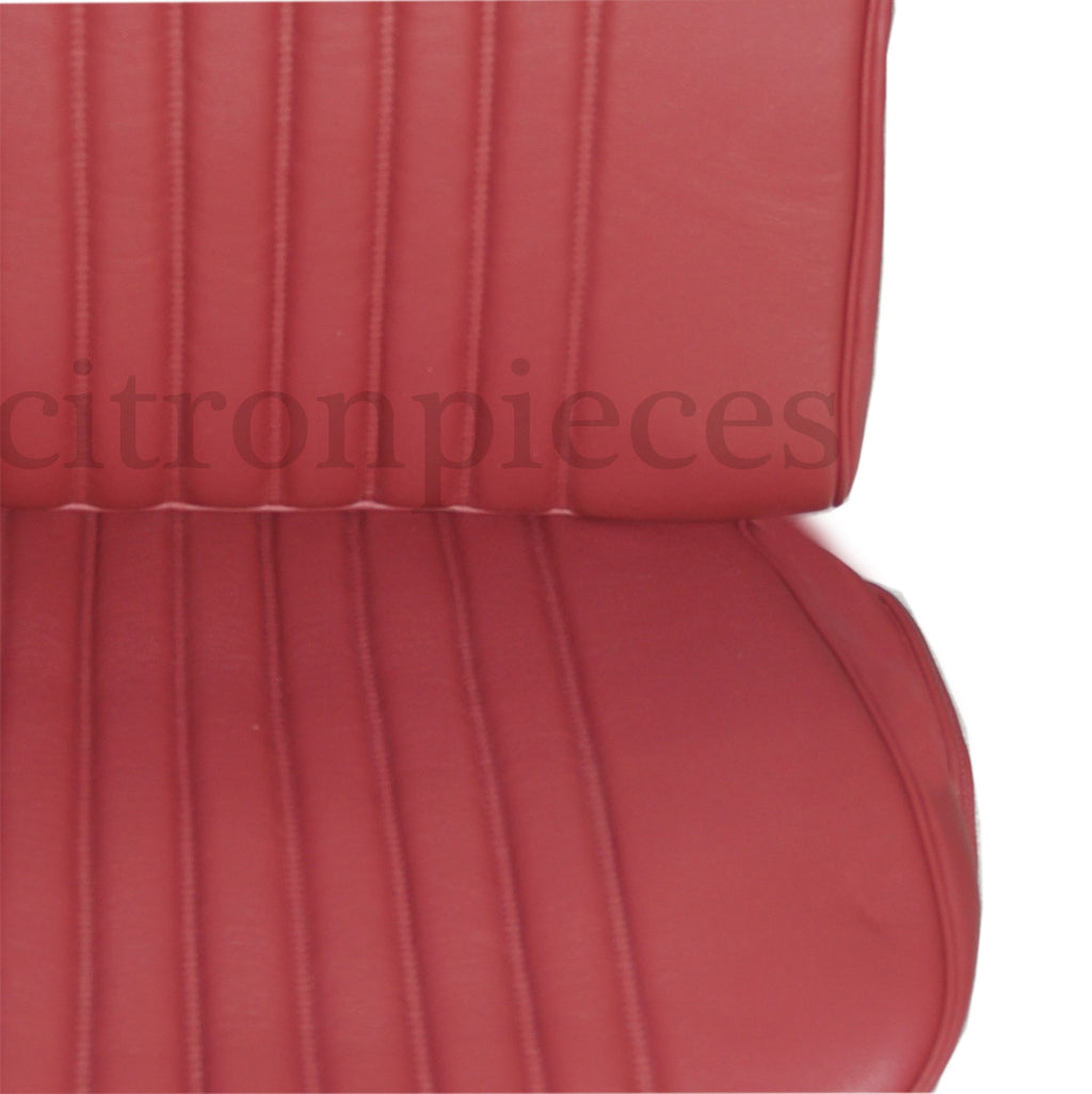 Vordersitzbezug rotes Leder Citroën ID/DS