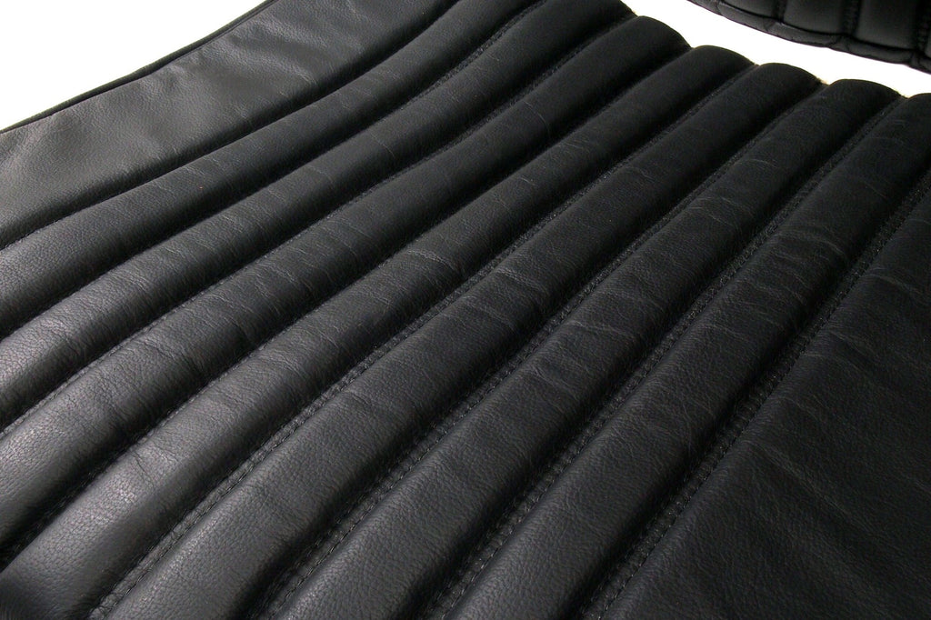 Front seat cover black leather Citroën ID/DS