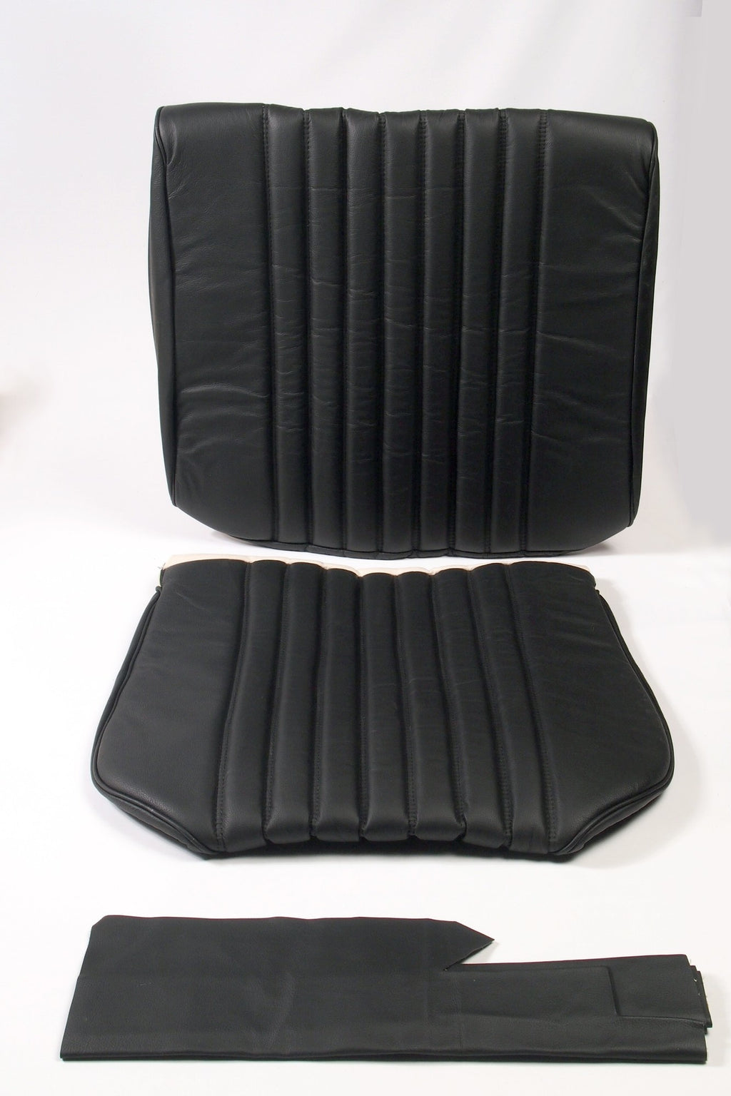 Front seat cover black leather Citroën ID/DS