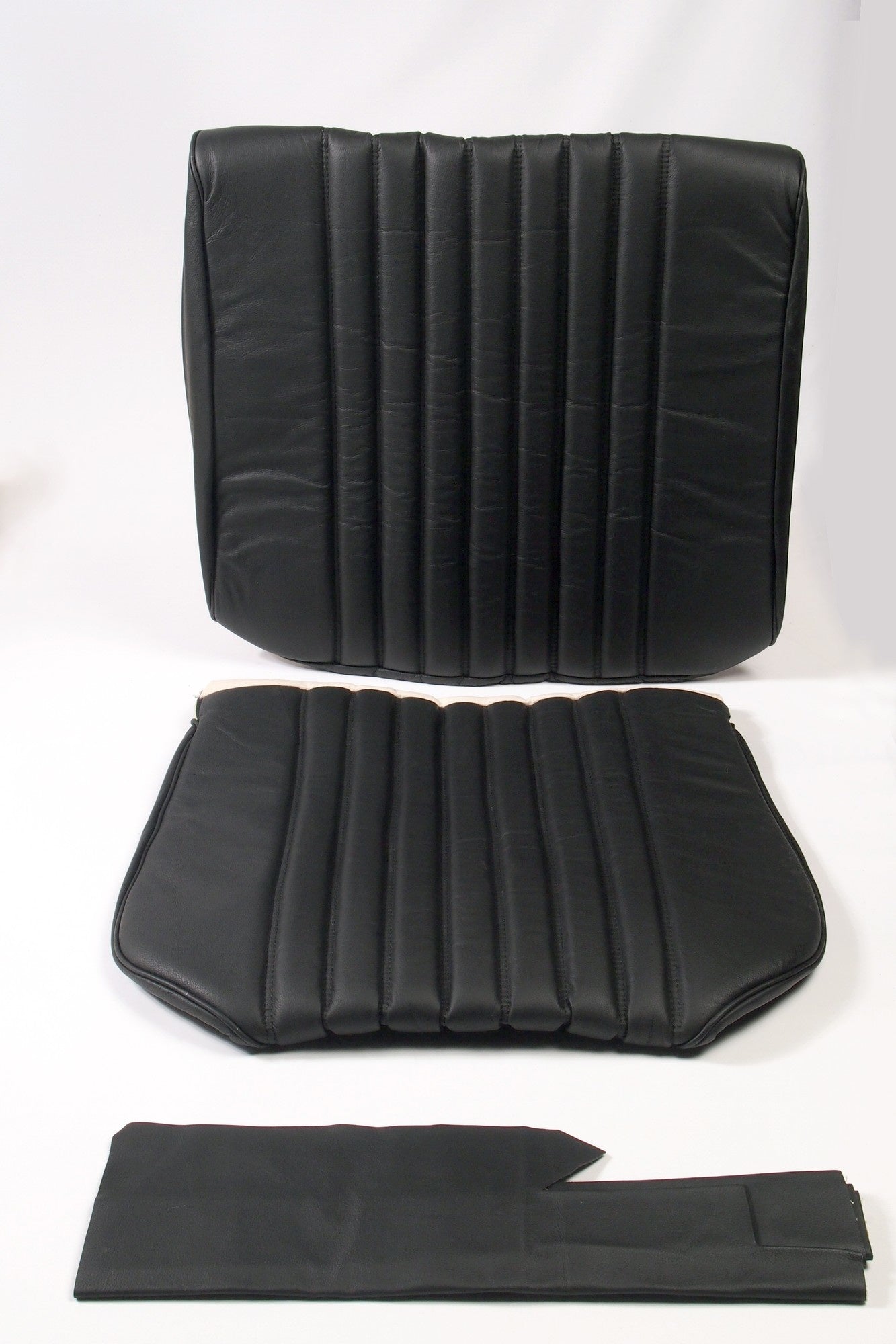 Front seat cover black leather Citroën ID/DS