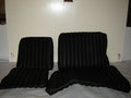 Rear bench cover black leather safari Citroën ID/DS