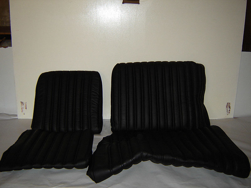 Rear bench cover black leather safari Citroën ID/DS