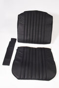 Front seat cover black leather for foam back Citroën ID/DS