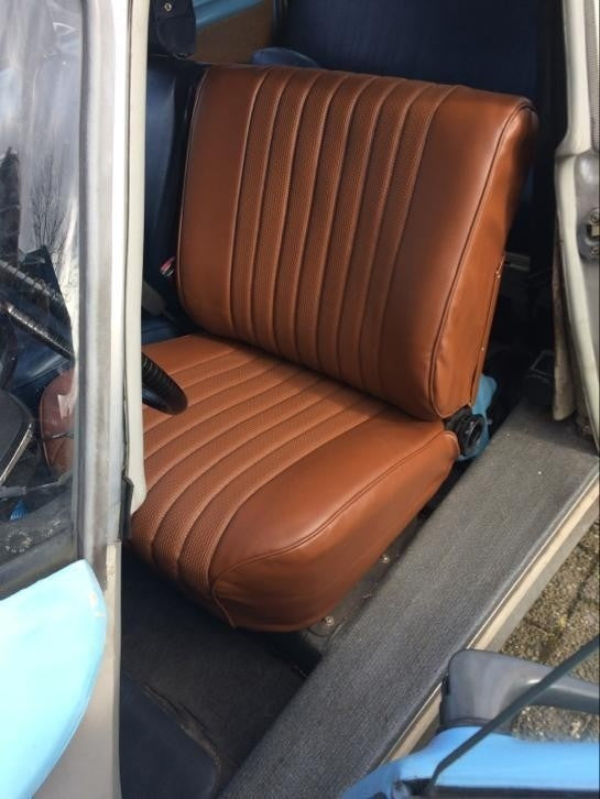 Front seat brown leatherette Citroën ID/DS