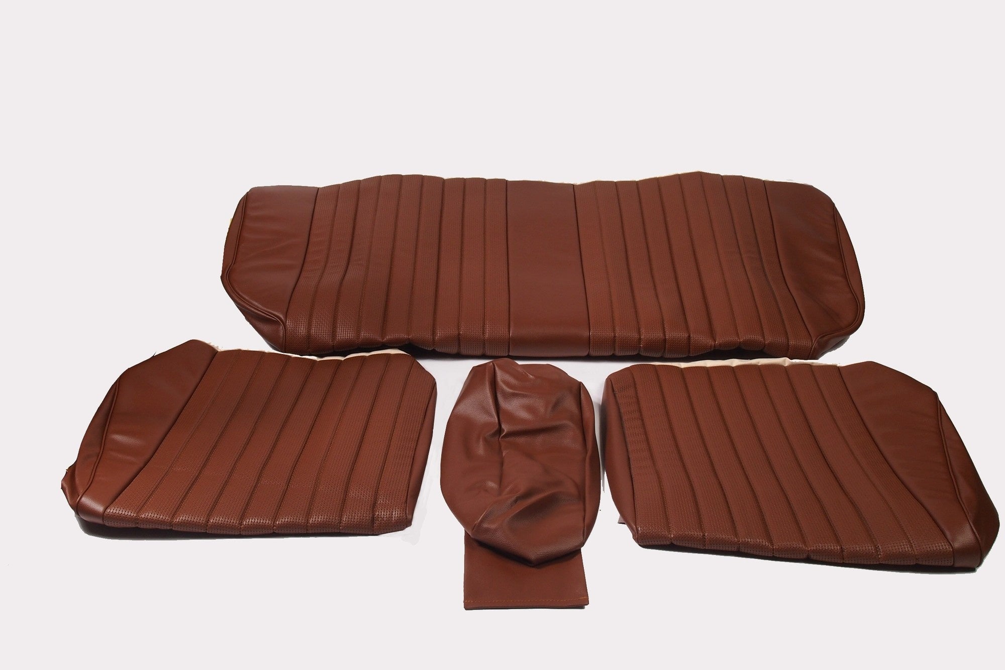 Rear bench brown leatherette Citroën ID/DS