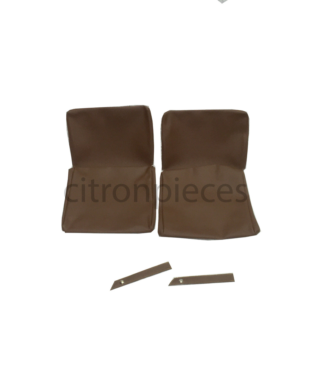 Strapontin cover brown leatherette Citroën ID/DS
