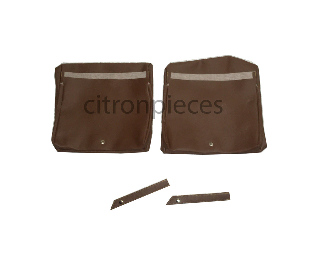 Strapontin cover brown leatherette Citroën ID/DS