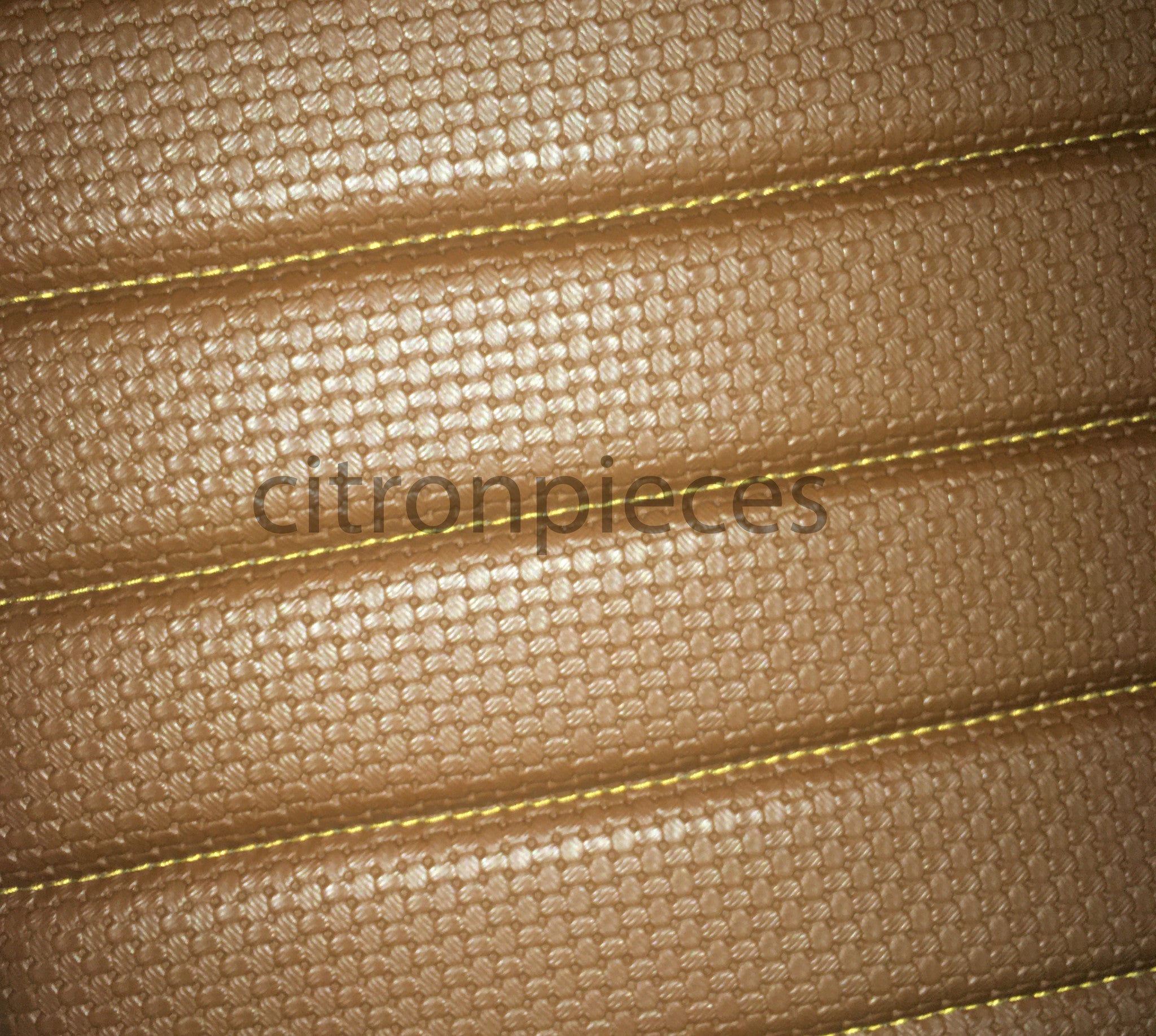 Rear seat safari brown leatherette Citroën ID/DS
