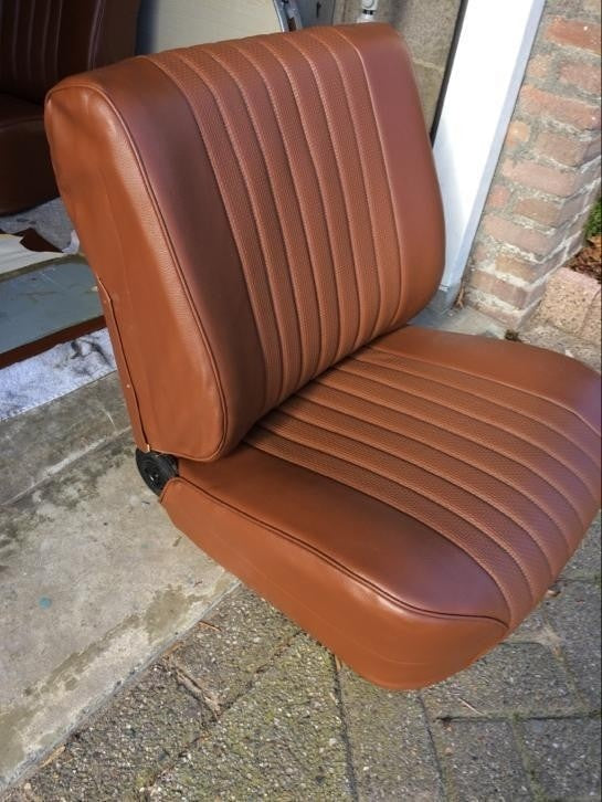 Front seat brown leatherette Citroën ID/DS
