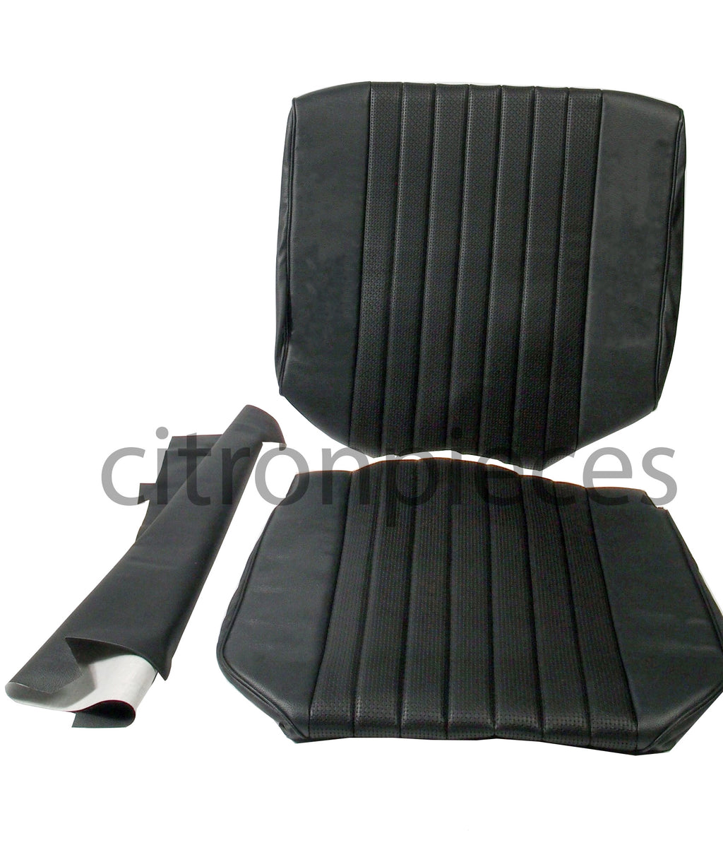 Front seat black leatherette Citroën ID/DS