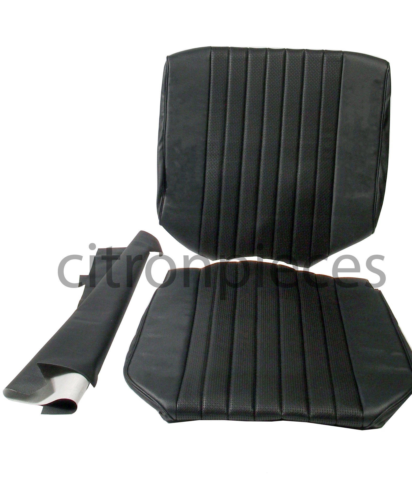 Front seat black leatherette Citroën ID/DS