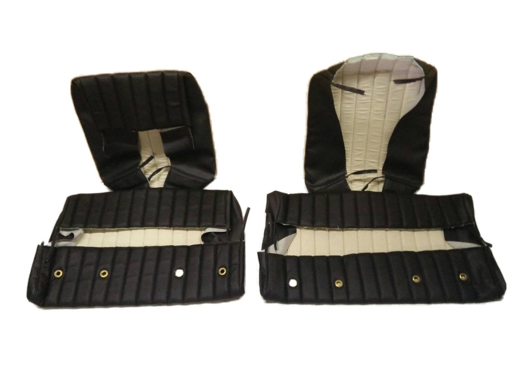 Rear seat safari black leatherette Citroën ID/DS