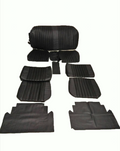 Sitzbezug-Set (2 vorne, 1 hinten) aus schwarzem Kunstleder Citroën ID/DS