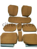 Set of seat covers for 1 car, Dsuper, Dspecial ocher cloth Citroën ID/DS