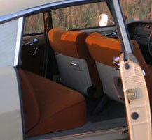 Set of seat covers for 1 caruperpecial caramel cloth Citroën ID/DS