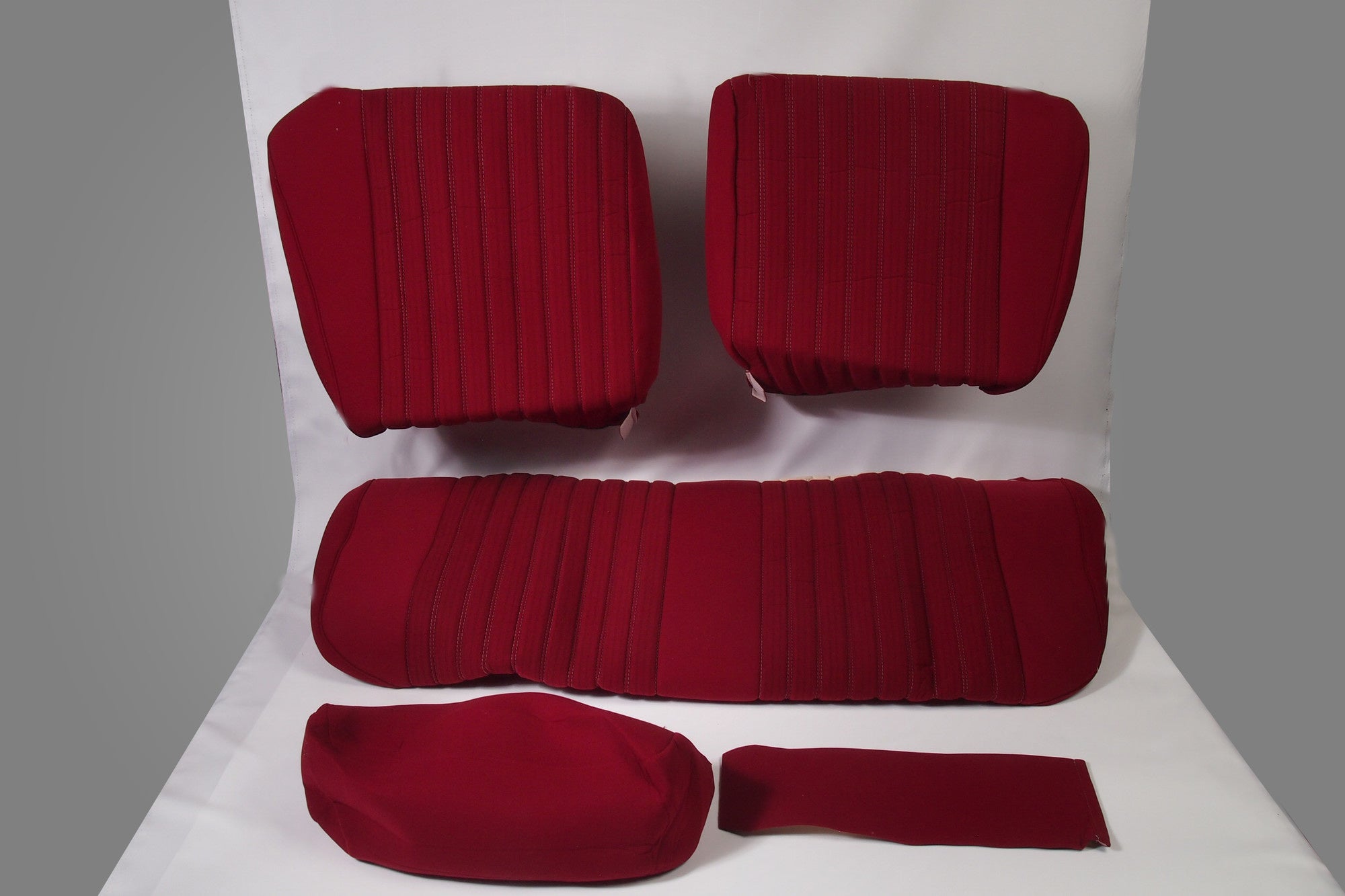 Rear bench cover pallas 70-73 red cloth Citroën ID/DS