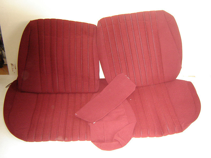 Rear bench cover pallas 70-73 red cloth Citroën ID/DS