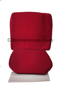 321.235.200: Front seat cover red cloth  for Dsuper Dspecial ID20, Citroën ID/DS