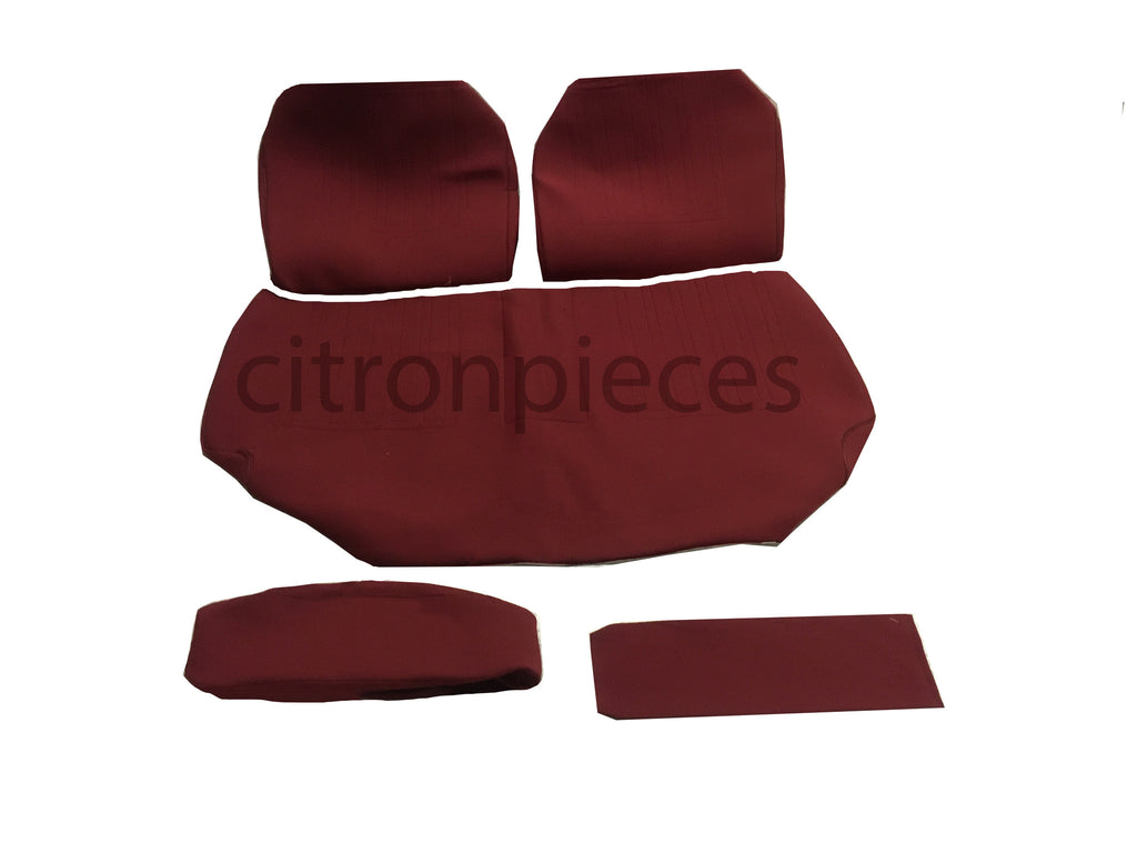 Rear bench coveruperpecial red cloth Citroën ID/DS