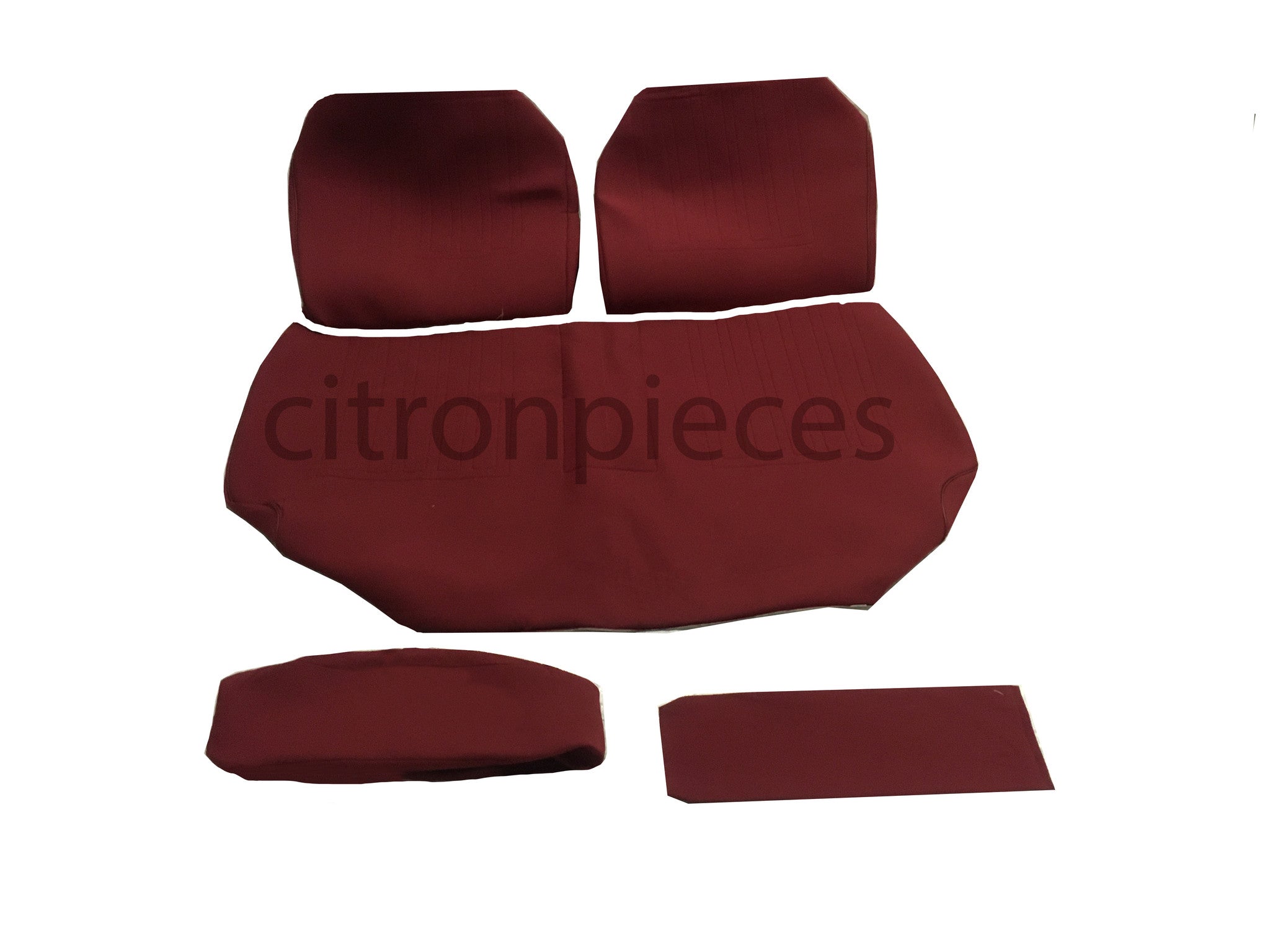 Rear bench coveruperpecial red cloth Citroën ID/DS