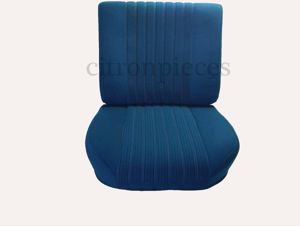 Front seat fully mounted pallas 70-73 blue cloth Citroën ID/DS