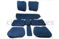 Set of seat covers for 1 car pallas from 69 blue cloth Citroën ID/DS