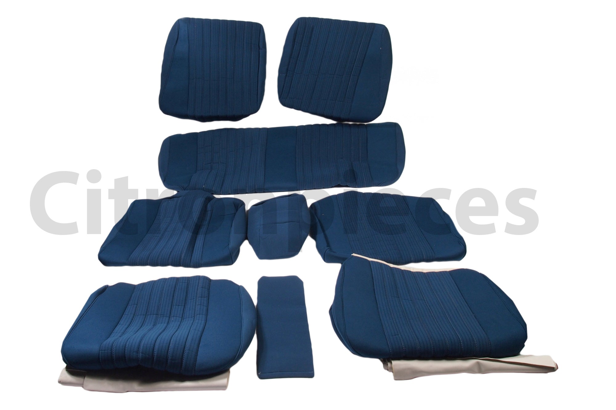 Satz Schonbezüge für 1 Fahrzeug Pallas 70-73 blauer Stoff Citroën ID/DS