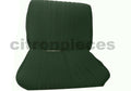 Front seat cover pallas from 69 green cloth Citroën ID/DS