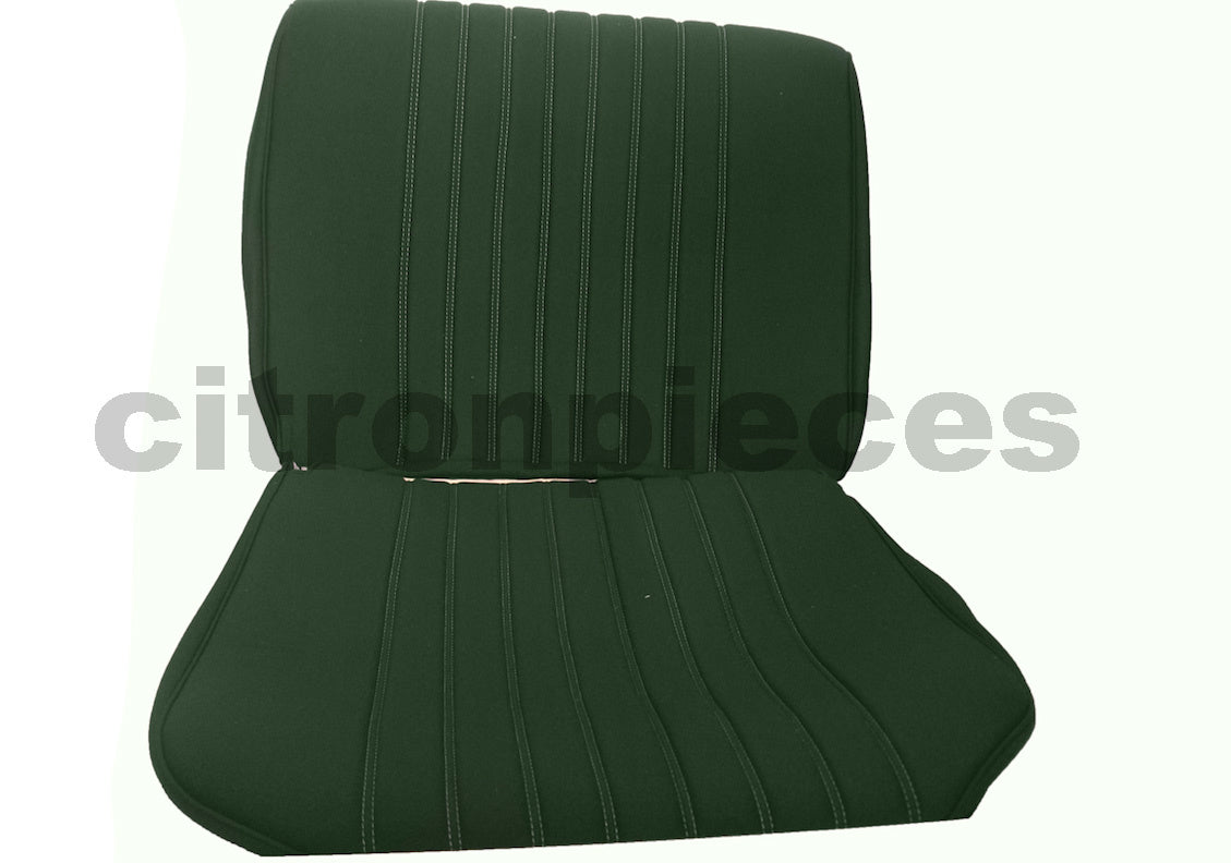 Front seat cover pallas from 69 green cloth Citroën ID/DS