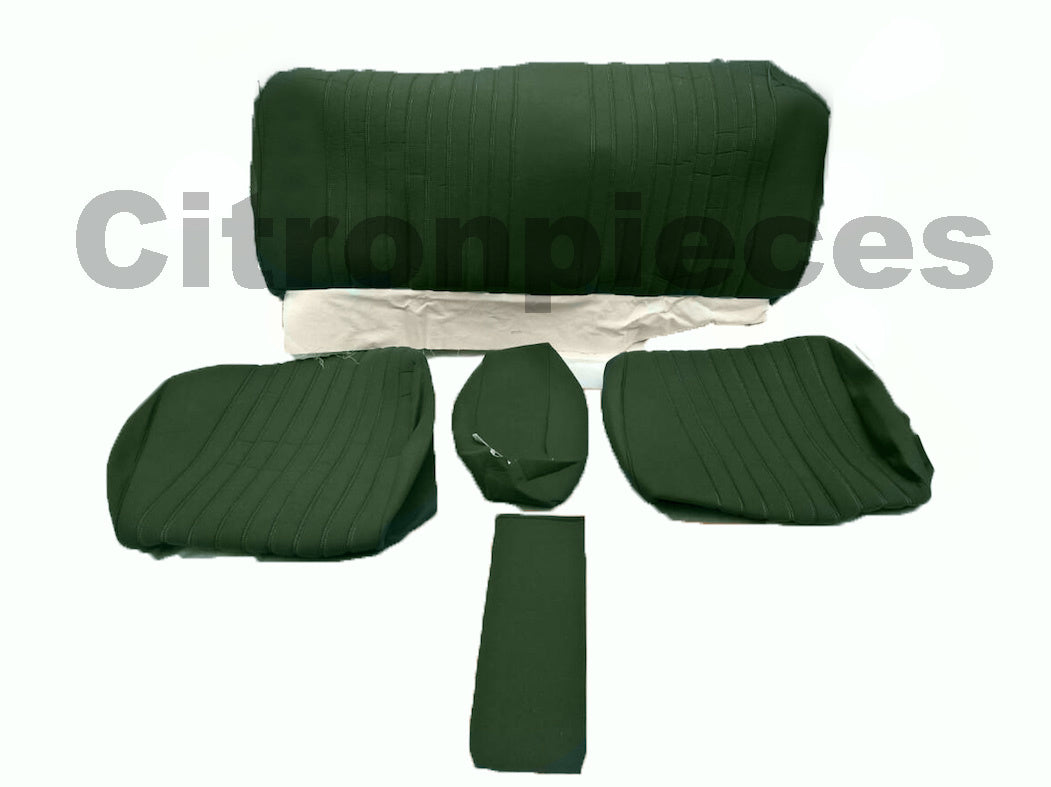 Rear bench cover pallas from 69 green cloth Citroën ID/DS