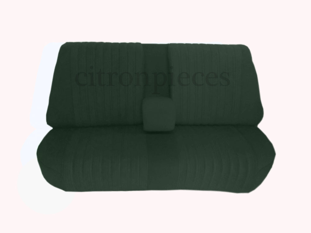 Rear bench fully mounted pallas 70-73 gray cloth Citroën ID/DS