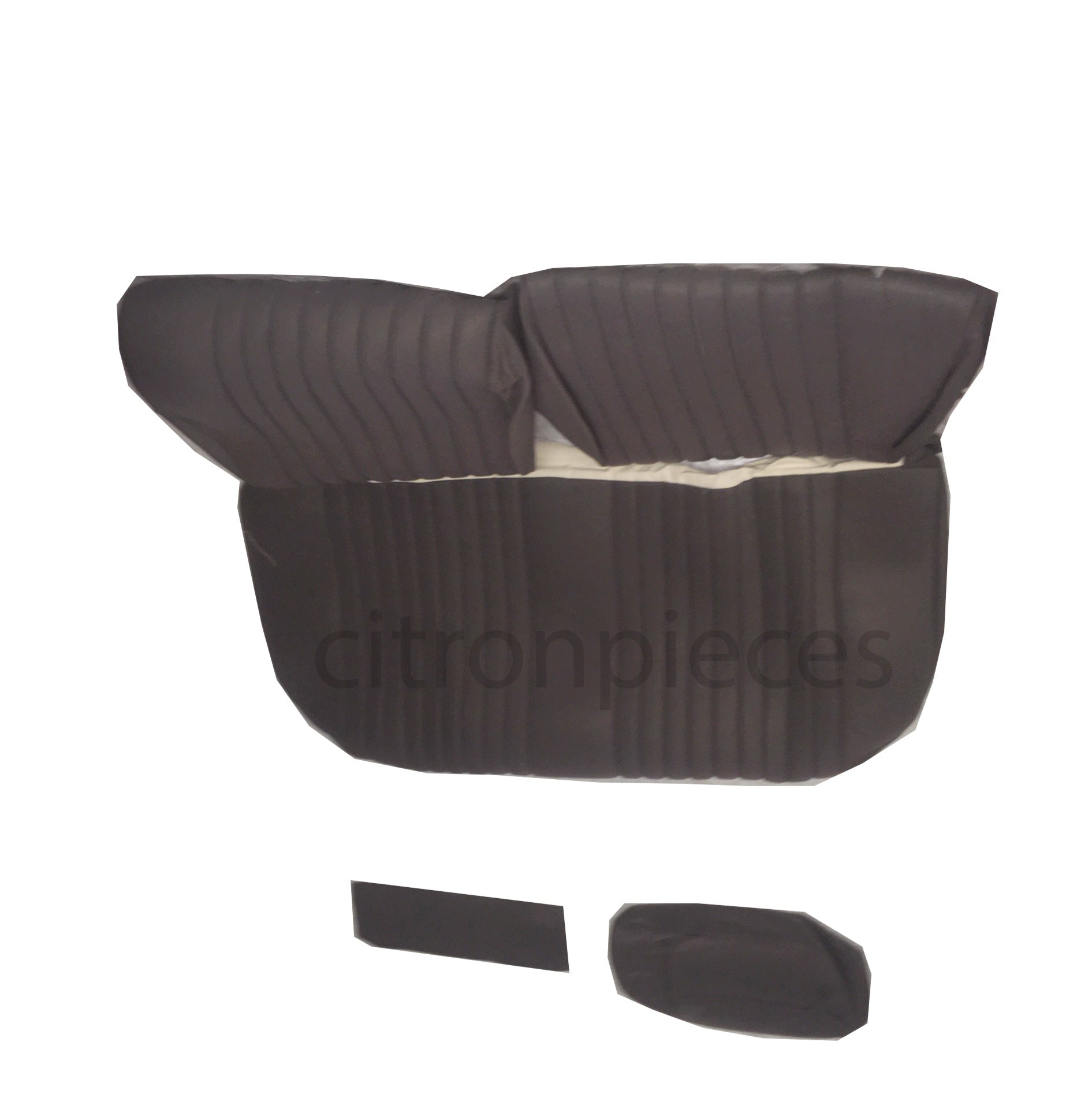 Rear bench cover pallas from 69 gray cloth Citroën ID/DS