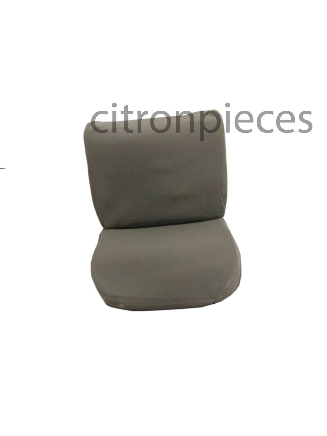 Front seat cover old model gray cloth Citroën ID/DS