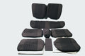 Set of seat covers for 1 car pallas 70-73 gray cloth Citroën ID/DS
