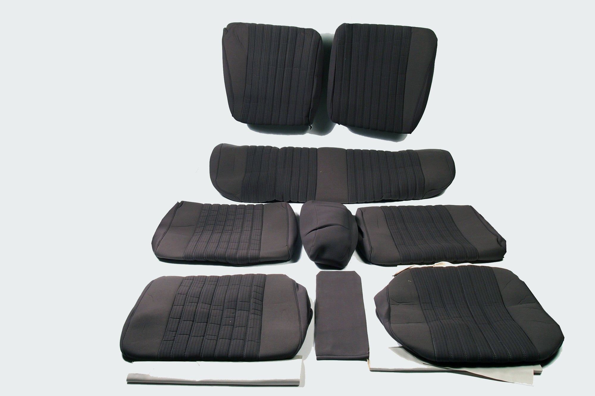 Set of seat covers for 1 car pallas 70-73 gray cloth Citroën ID/DS