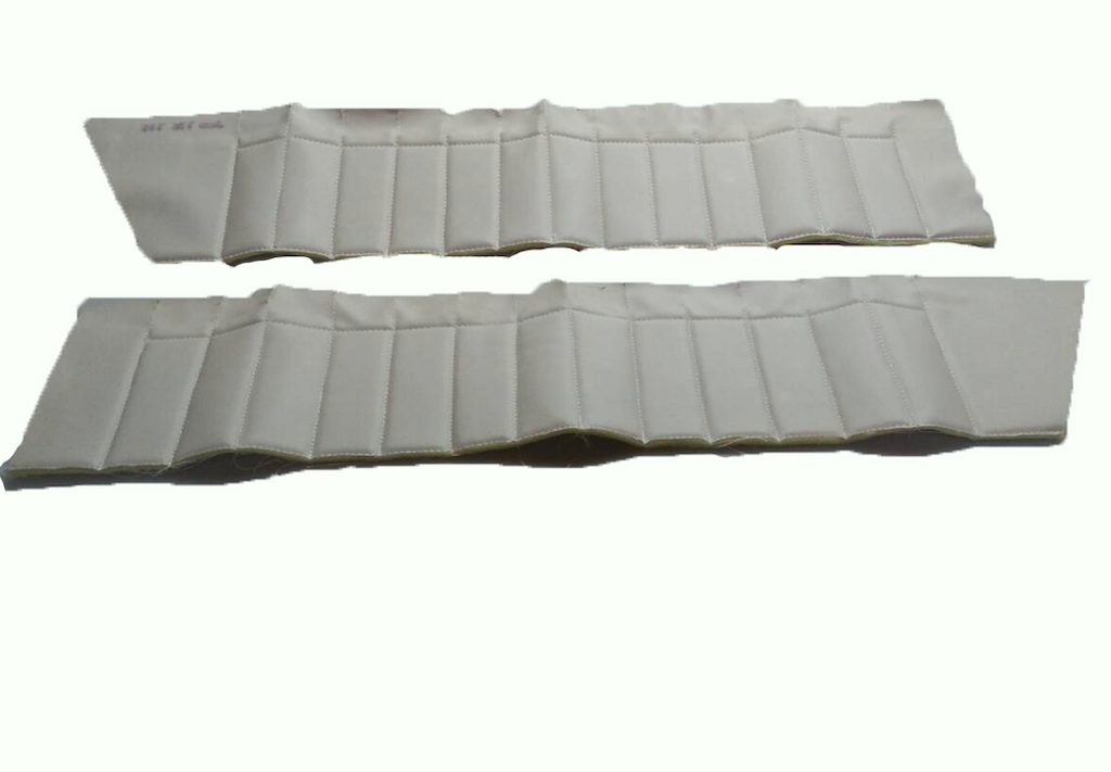 Upper door trim set [4] white leatherette (pallas) for all 4 doors Citroën ID/DS