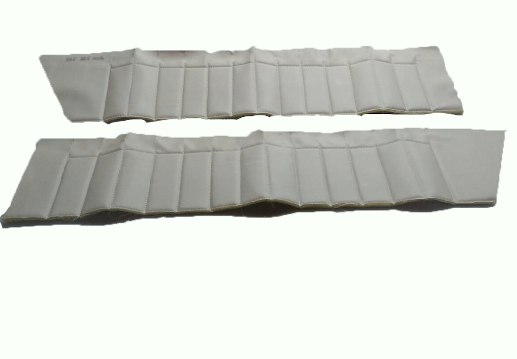 Upper door trim set [4] white leatherette (pallas) for all 4 doors Citroën ID/DS