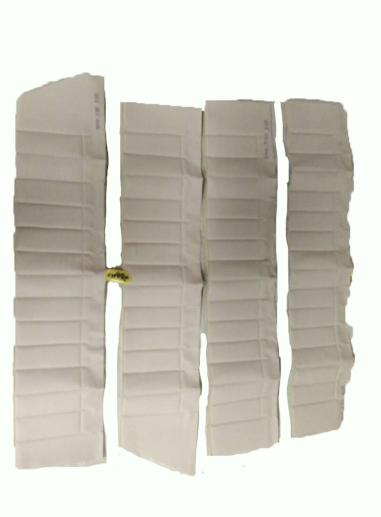 Upper door trim set [4] white leatherette (pallas) for all 4 doors Citroën ID/DS