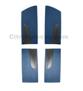 Türverkleidungs-Set blauer Stoff (flach für spezielle) Citroën ID/DS