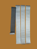 Outside aluminium look a like material (pvc) 4 pieces sidemember Citroën ID/DS
