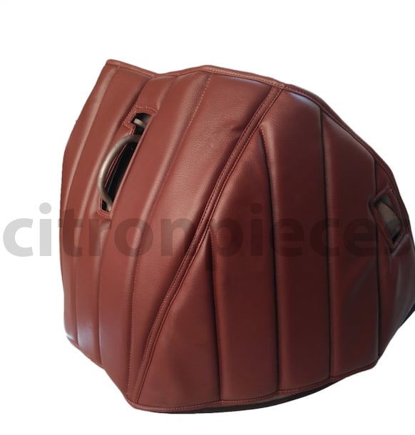 Sound proofing cover recovering the motor separation unit brown leatherette row stiching with map space (Citroën emblema) Citroën HY